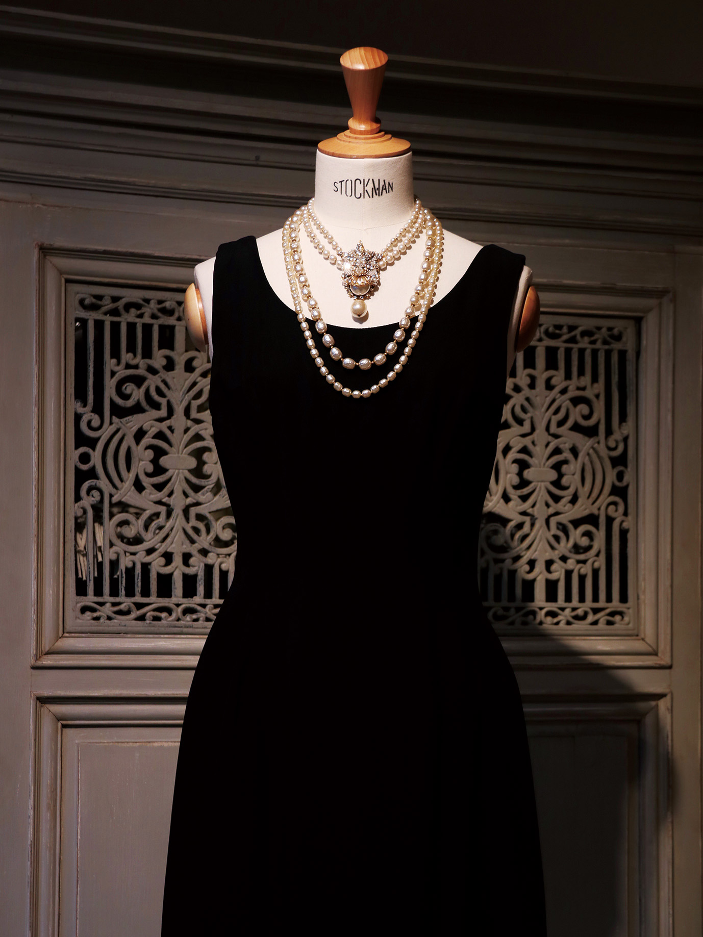 Little Black Dress & Vintage Costume Jewelry