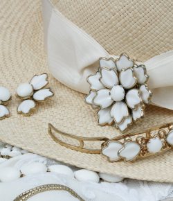 White Trifari Jewelries