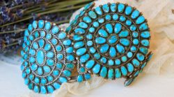 Turquoise Cluster Bangle