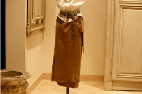 Original Leather Wrap Skirt